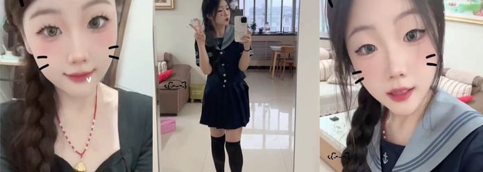 瓜友投稿大学前女友反差母狗，喜欢自拍骚逼，典型的精神小妹啊